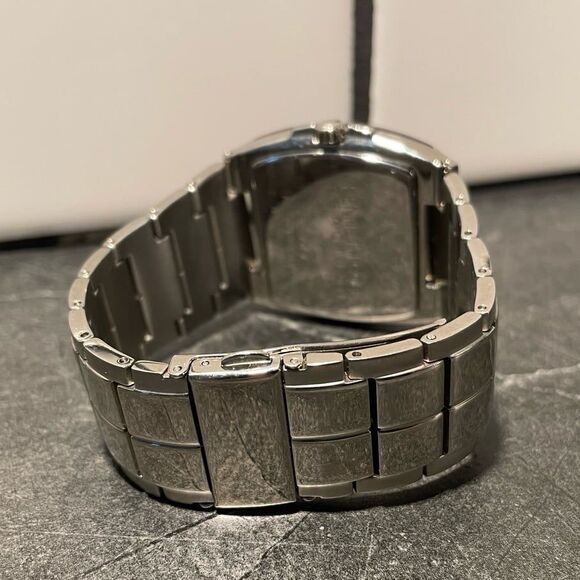 Men's Kenneth Cole Cole Watch Silver with Brown Dial - New Battery - Picture 4 of 5